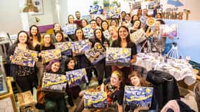 Dublin: Drikke- og maleparty med kunstlærer