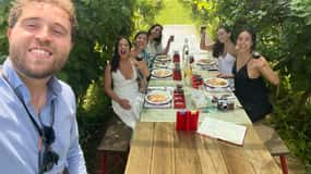 Degustação numa vinha da Toscana com transfer de Pisa