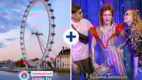 Londres : London Eye et billet combiné Madame Tussauds