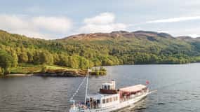 Loch Katrine - Croisière panoramique en bateau à vapeur dans le parc national