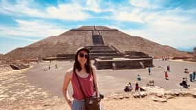 Teotihuacan et Basilique de Guadalupe avec billets et nourriture.