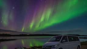 Rovaniemi : Visite privée de chasse aux aurores avec repas