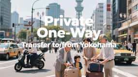 東京市内：横浜市内までの片道プライベート送迎サービス