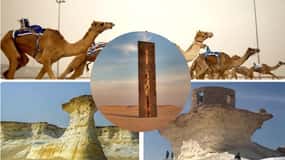 West Of Qatar, Mushroom Rocks, Kamelrennen & Richard Serra