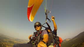 Tandem Paragliding Flight