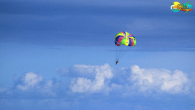 Parasailing in Baga