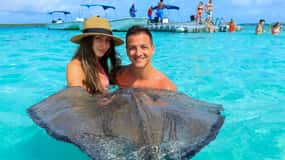 Antigua: Stingray City Experience with Round-Trip Transfer