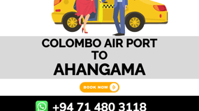 Private Taxi From Colombo Airport (CMB) To Ahangama