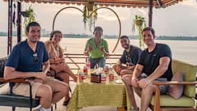 Phnom Penh Silk Island Sunset Haft Day Vespa Tour