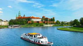 Kraków: Sightseeingkryssning på floden Vistula med ljudguide