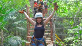 Cancún: Esnórquel, ATV, Tirolina y Excursión en Lancha Rápida al Cenote