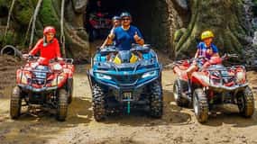 Ubud Bali ATV Alasan Adventure Gorila Cave & Cretya Pool Bar