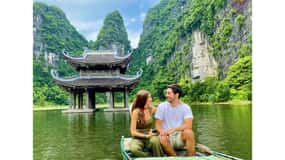 From Hanoi: Trang An, Hoa Lu, and Mua Caves Small-Group Tour