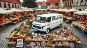 From Berlin: Polenmarket VIP Private half day Van Tour