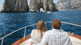 Från Neapel: Capri Hydrofoil & båttur runt ön Voucher