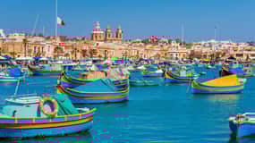 Från Marsaxlokk: Båttur till St Peter's Pool