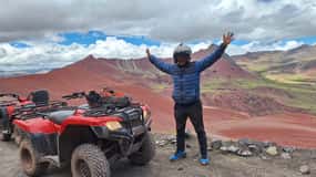 From Cusco: Mountain of colors and red valley on ATVs