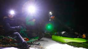 Dagali: Aventura nocturna de 1 hora en trineo de nieve