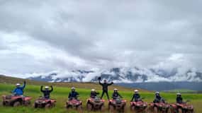 De Cusco: Passeio de quadriciclo pela lagoa Huaypo e minas de sal de Maras.