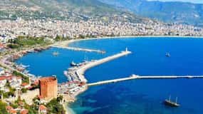 City of Side:Alanya Tour with Boat,Cable Car,Dim River Lunch