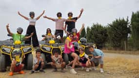 Malaga: Sierra de Mijas Quadtour met gids