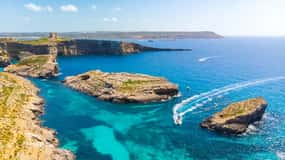 Malta: Roundtrip Ferry to Comino Blue Lagoon w/Gozo Option