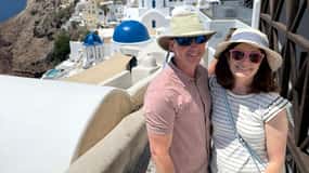 Santorini: Tour Privado por Tierra Hecho a Medida con Conductor Local