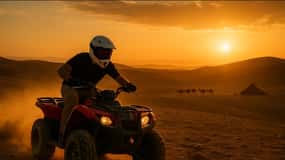 Marrakech: Quad Bike, Camel Ride, Sunset, Dinner with Show