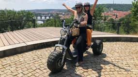 Prague : Visite guidée des points de vue panoramiques en tricycle électrique