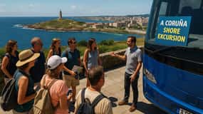 La Coruña: Tur for cruisepassasjerer fra havnen i La Coruña