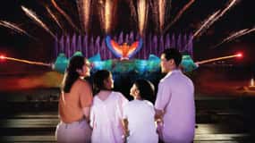 De la lumière à la nuit : croisière sur la rivière Singapour, Wings of Time, Sentosa
