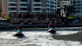4 Hour Jetski Adventure from Brisbane to Moreton Bay
