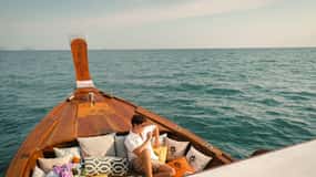 Krabi: Koh Hong liten gruppetur med luksuriøs longtailbåt