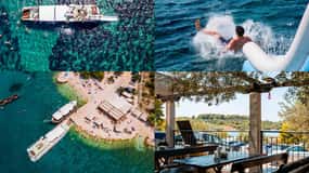 Split: Błękitna Laguna, 3 wyspy, duża zjeżdżalnia, śródziemnomorski lunch