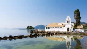 Corfu: Bus trip to Pontikonisi, Mon Repos Achilleion & Swim