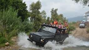 From Alanya: Jeep Safari with Lunch, Dim River & Cave