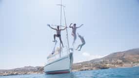 Sud de la Crète : excursion à la voile d'une journée avec déjeuner