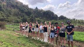 Quinta de pimenta de Kampot, campos de sal e mercado de caranguejos a partir de Phnom Penh