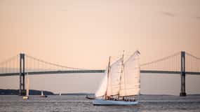 Newport: Sunset Sail on Schooner Madeleine