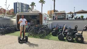 Malaga: Kasteel van Gibralfaro, arena en haven Segway Tour
