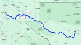 From Flores Guatemala: Transfer to Palenque, Chiapas, Mexico