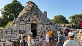 Alberobello e-bike tour with visit to a donkey farm