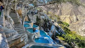 From CDMX: small group tour to the Tolantongo Caves.