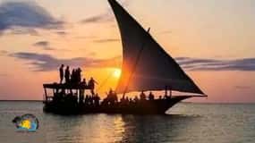 Zanzibar: Sunset Dhow Cruise from Stone town