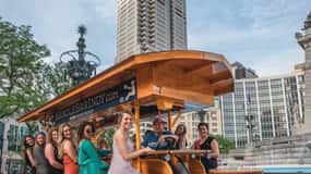Indianapolis: Open-Air Pedal Pub Tour with Local Drinks