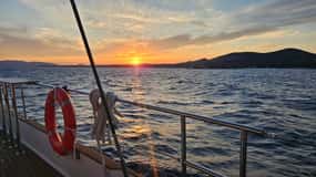 Saint-Raphaël : Croisière au coucher du soleil Cap Dramont & Île d'Or