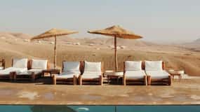 Marrakech : balade à dos de chameau dans le désert d'Agafay, piscine, dîner et spectacle de feu