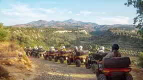 Bali Rethymno Panormo half day quad safari adventure