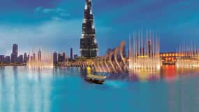 Dubai: Passeio no lago do Burj Khalifa e espetáculo das fontes