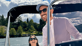 Lake Como: 1 hour boat rental without a license